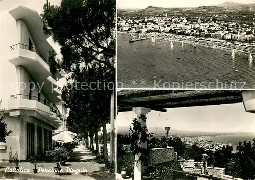 Cattolica_Rimini Pensione Pinguin Spiaggia veduta aerea 