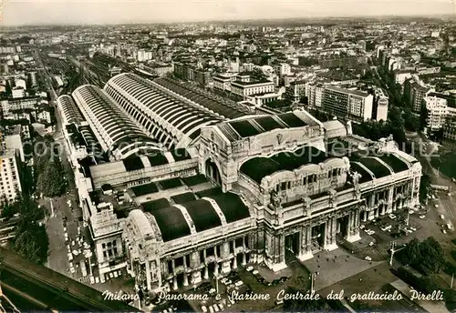 Milano Panorama e Stazione Centrale dal grattacielo Pirelli Milano