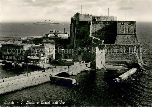 Napoli_Neapel San Lucia e Castel dell Ovo Napoli Neapel
