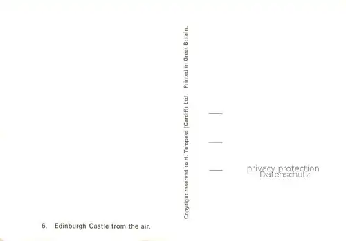 Edinburgh_Scotland Castle from the air 