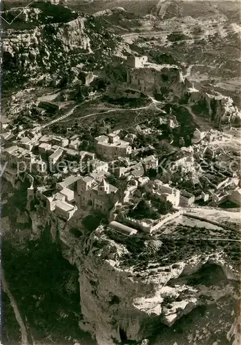 Les_Baux de Provence Vue aerienne sur le village Les_Baux de Provence