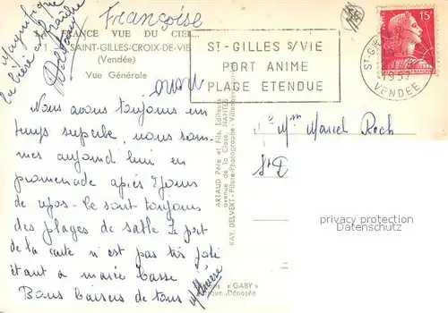 Saint Gilles Croix de Vie_Vendee Vue aerienne Saint Gilles Croix de Vie