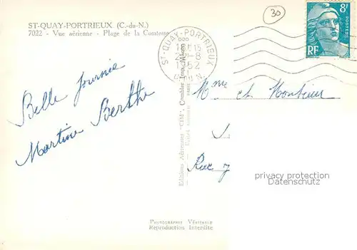 Saint Quay Portrieux Plage de la Comtesse vue aerienne Saint Quay Portrieux