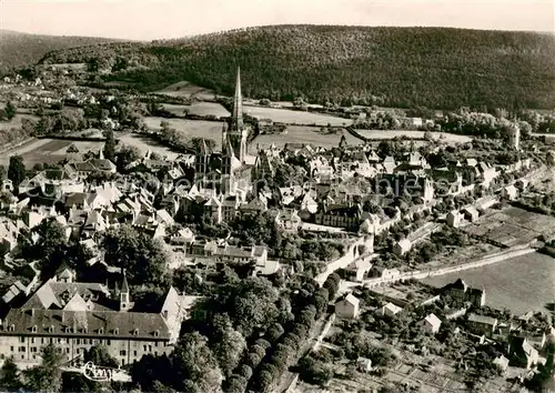 Autun Vue aerienne sur l Institution Saint Lazare et la Cathedrale Autun