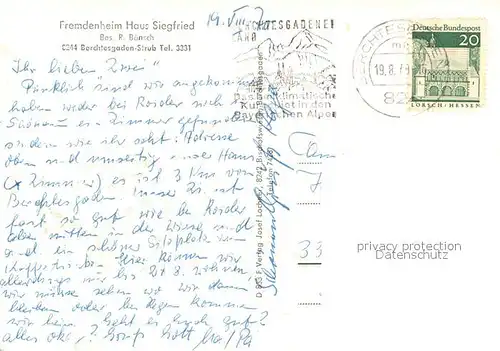 Strub Fremdenheim Haus Siegfried Strub