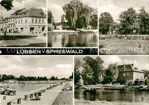 Luebben_Spreewald Breite Strasse HO Gaststaetten Freibad Jugendherberge Luebben Spreewald