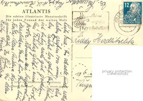 Quedlinburg Schloss und Schlosskirche Quedlinburg