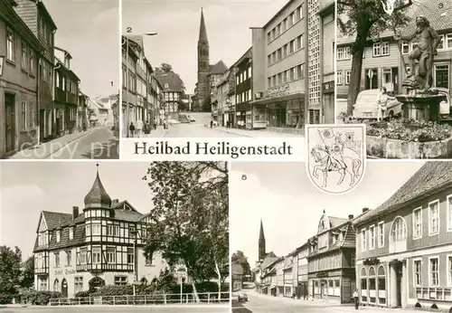 Heilbad_Heiligenstadt Windische Gasse Karl Marx Strasse Brunnen am Markt Hotel Traube Heilbad_Heiligenstadt
