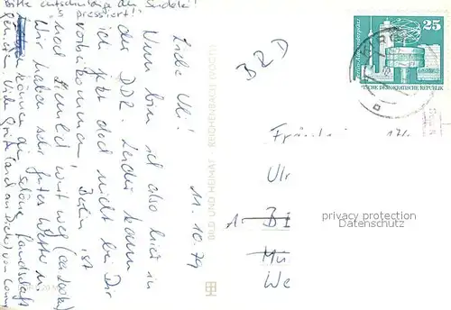 Kirchberg_Sachsen Teilansichten Strassenpartie Panorama Kirchberg Sachsen