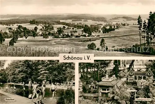 Schoenau_Falkenstein Panorama Naturbad Zwergengarten Schoenau_Falkenstein