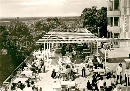 Berlin Mueggelturm Restaurant Terrasse Hauptstadt der DDR Berlin