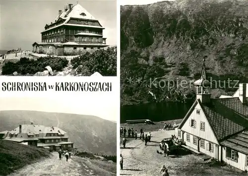 AK / Ansichtskarte Karpacz Schronisko Samotnia Strzocha Akademicka Bergbaude Riesengebirge Karpacz