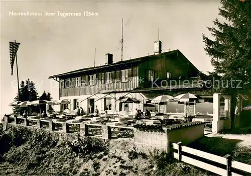 AK / Ansichtskarte Tegernsee Neureuthhaus Berggasthof Terrasse Tegernsee