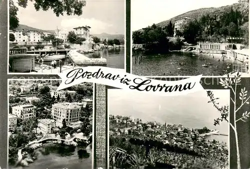 AK / Ansichtskarte Lovran Teilansichten Kuestenort Lovran