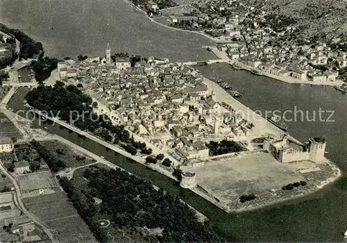 AK / Ansichtskarte Trogir_Trau Fliegeraufnahme Trogir Trau