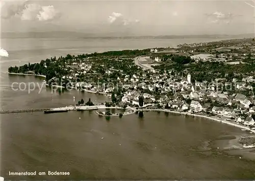 AK / Ansichtskarte Immenstaad_Bodensee Fliegeraufnahme Immenstaad_Bodensee