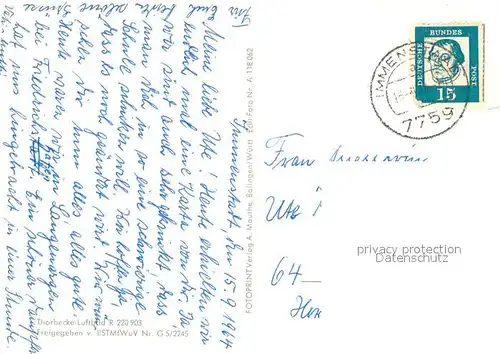 AK / Ansichtskarte Immenstaad_Bodensee Fliegeraufnahme Immenstaad_Bodensee