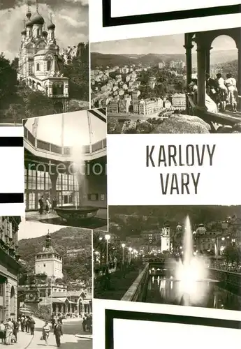 AK / Ansichtskarte Karlovy_Vary_Karlsbad Sehenswuerdigkeiten der Stadt 