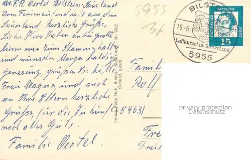 AK / Ansichtskarte Bilstein_Sauerland Teilansichten Luftkurort Landschaftspanorama Bilstein_Sauerland