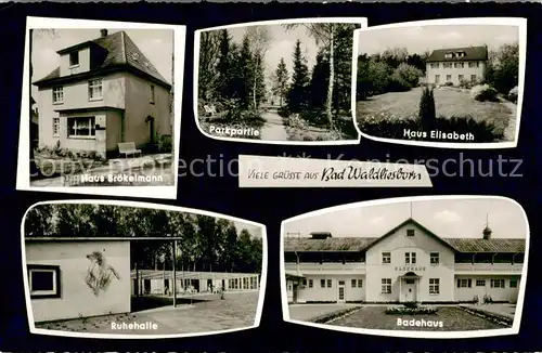 Bad_Waldliesborn Pensionshaeuser Park Ruhehalle Badehaus Bad_Waldliesborn