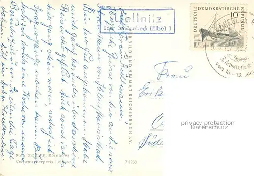 Stassfurt Strandsolbad Karl Marx Stasse Bodebruecke Lehrerbildungsinstitut Stassfurt