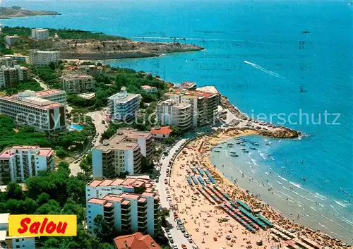 Salou Hotels a la plage vue aerienne Salou