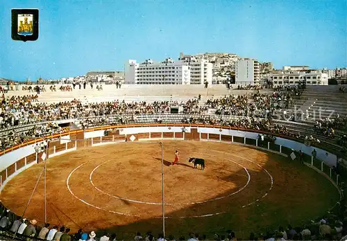 Ibiza_Islas_Baleares Plaza de Toros y vista parcial de la ciudad Ibiza_Islas_Baleares