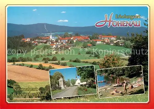 Hohenau_Niederbayern Panorama Nationalpark Bayerischer Wald Ortsmotiv Denkmal Badesee Hohenau Niederbayern