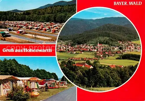 Hohenwarth_Koetzting Panorama Campingplatz Naturpark Bayerischer Wald Hohenwarth Koetzting