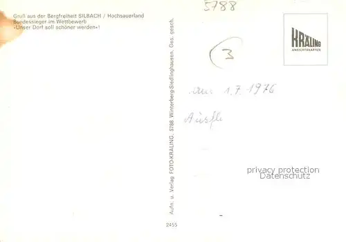 Bergfreiheit_Silbach Panorama Ortsansichten Wassertreten Parkanlagen Bundessieger Wettbewerb Unser Dorf soll schoener werden Bergfreiheit Silbach