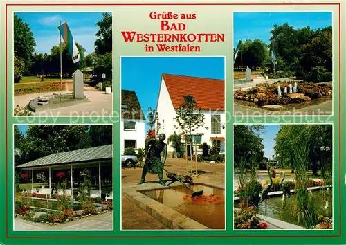 Bad_Westernkotten Hellweg Sole Thermen Kurpark Brunnen Figur Bad_Westernkotten