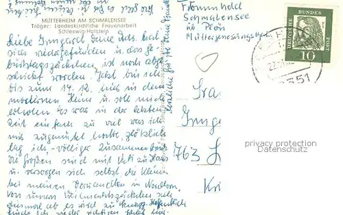 Schmalensee Muetterheim am Schmalensee Schmalensee