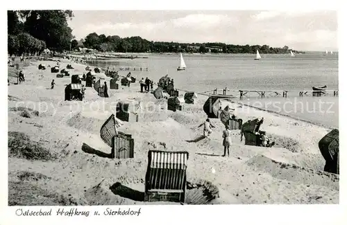 Haffkrug_Ostseebad mit Sierksdorf Strandpartie Haffkrug_Ostseebad