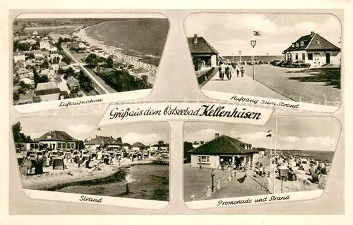Kellenhusen_Ostseebad Fliegeraufnahme Aufgang zum Strand Promenade und Strand Kellenhusen_Ostseebad