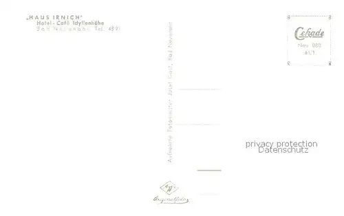 Bad_Neuenahr Ahrweiler Haus Irnich Hotel Cafe Idyllenhoehe Bad_Neuenahr Ahrweiler