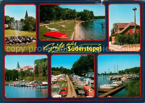 Suederstapel Fontaene Strand Bootshafen Camping Suederstapel