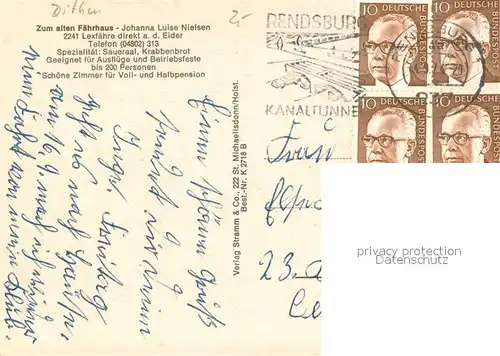 Lexfaehre_Dithmarschen Gaststaette Zum alten Faehrhaus Panorama Schleuse 