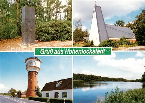 Hohenlockstedt Denkmal Kirche Wasserturm Seepartie Hohenlockstedt