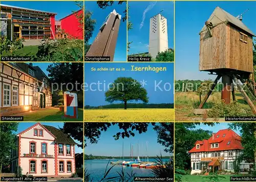 Isernhagen Kita Kunterbund Christophorus Heilig Kreuz Standesamt Heisterholzmuehle Jugendtreff Alte Ziegelei Altwarmbuechener See Parkschloesschen Isernhagen