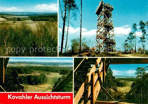 Kovahl Rundblick vom Aussichtsturm Details Kovahl