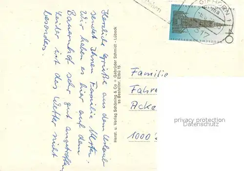 Ettenbuettel Ortspartie Stute mit Fohlen Park Ettenbuettel