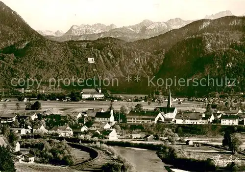 Grossweil Kloster Schlehdorf am Kochelsee Walchenseekraftwerk und Karwendelgebirge Grossweil