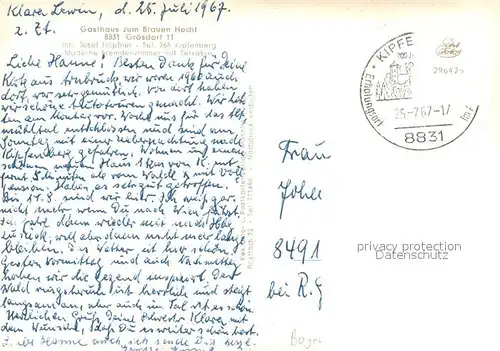 Groesdorf Gasthaus zum Blauen Hecht Groesdorf