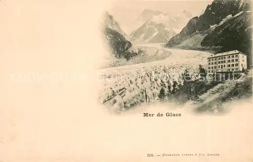 AK / Ansichtskarte Mer_de_Glace  Gletscher in Frankreich Mer_de_Glace 