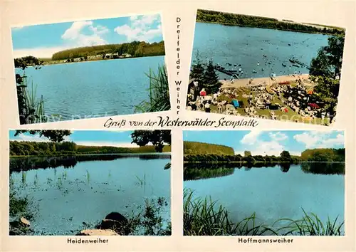 AK / Ansichtskarte Schmidthahn Campingplatz Weiher in der Westerwaelder Seenplatte Schmidthahn