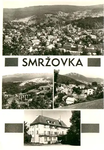 AK / Ansichtskarte Smrzovka_Morchenstern Panorama Viadukt Parkhotel 