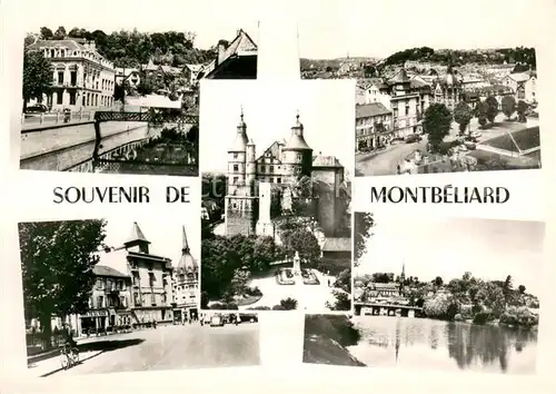 AK / Ansichtskarte Montbeliard Vues d ensemble Chateau Montbeliard