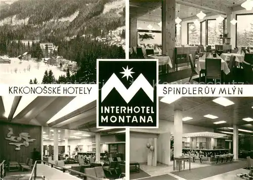 AK / Ansichtskarte Spindleruv_Mlyn_Spindlermuehle Krkonosske Hotely Interhotel Berghotel im Riesengebirge Spindleruv_Mlyn
