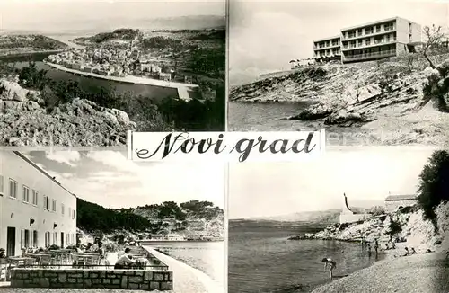 AK / Ansichtskarte Novigrad Panorama Hotel Restaurant Strand Novigrad