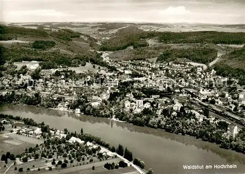AK / Ansichtskarte Waldshut Tiengen Fliegeraufnahme Waldshut Tiengen